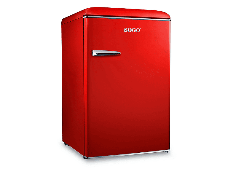 SOGO NEV-SS-21950 — Nevera pequeña, Altura 900 mm, Rojo, Capacidad 110 l