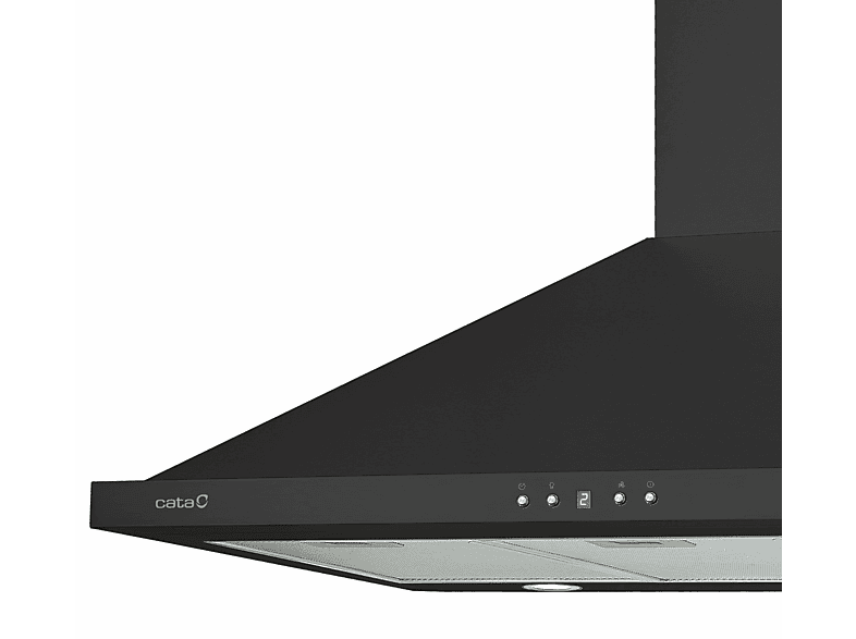 CATA BETA PRO 9000 BK — Campana decorativa, 3 velocidades, 561 m³/h, 90 cm, Negro, vista 2