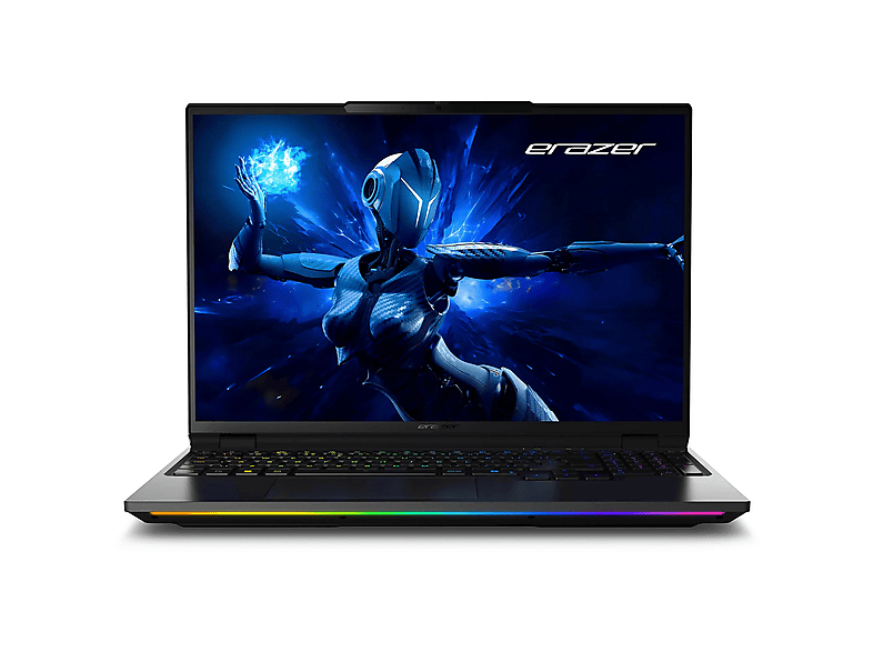 ERAZER Beast 16 X1 Ultimate — Portátil Gaming, 32 GB RAM, 2000 GB SSD, Windows, Negro