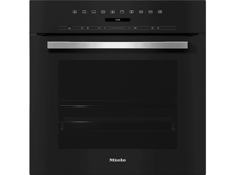 MIELE H 7165 B — Horno, Multifunción, 59.5 cm, Negro, Esmalte fácil de limpiar