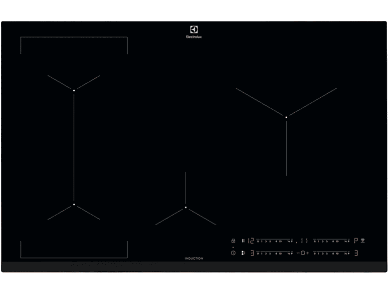ELECTROLUX LIL83441 — Placa de inducción, 78 cm, Negro, 4 zone(s) zonas