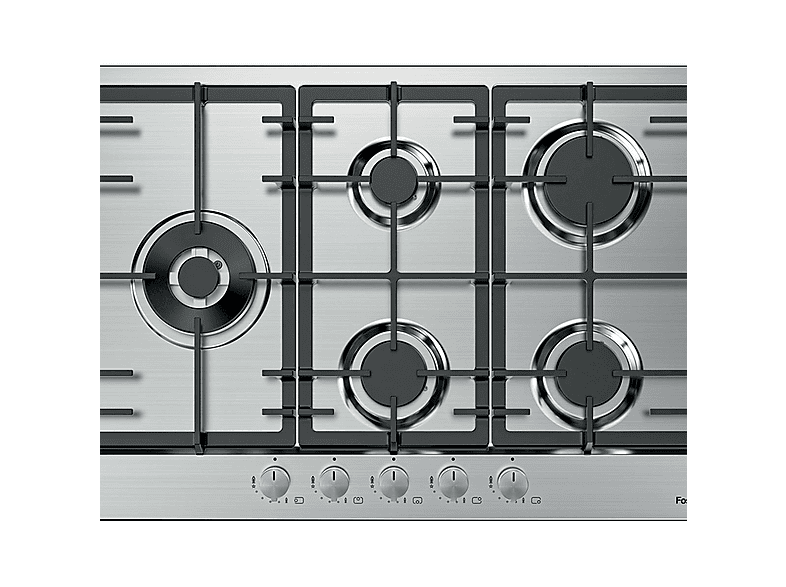 FOSTER 7018032 — Placa de gas, 750 mm, 5 zone(s) zonas, LPG (Propane/Butane), Acero inoxidable