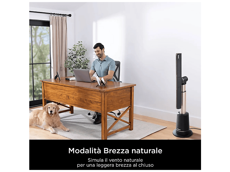 SHARK TF200SEU — Ventilador sin aspas, 90 W, 10 velocidades, Gris, vista 9