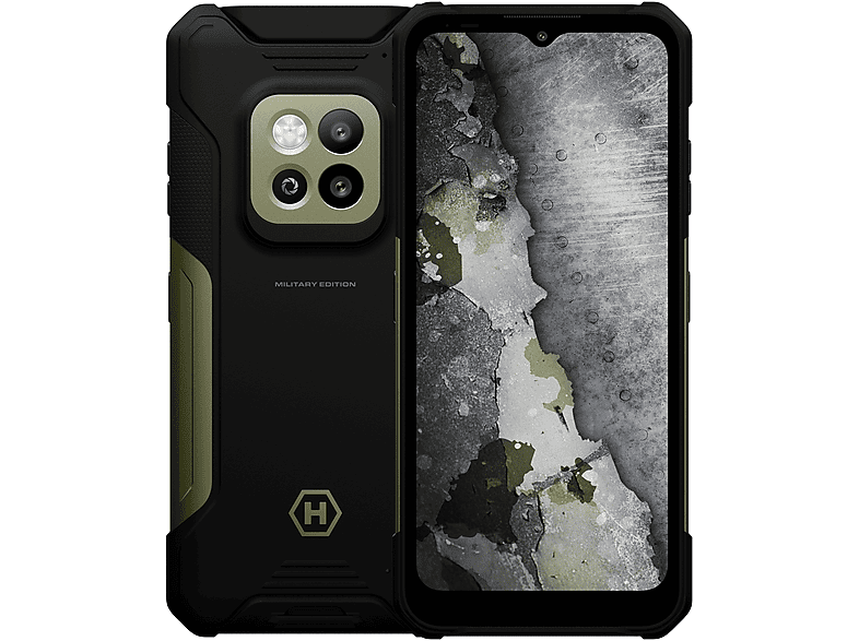 HAMMER Construction 2 5G 6+128GB Military Edition Green — Smartphone, Verde, 1 GB RAM, 6500 mAh, Móvil Android