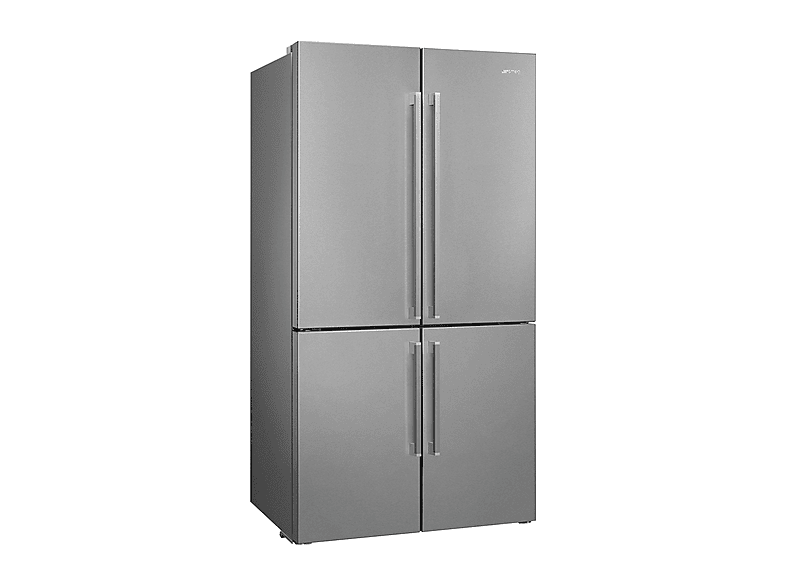 SMEG FQ60XE — Frigorífico americano, Altura 182 cm, Acero, No Frost, Capacidad 541 l