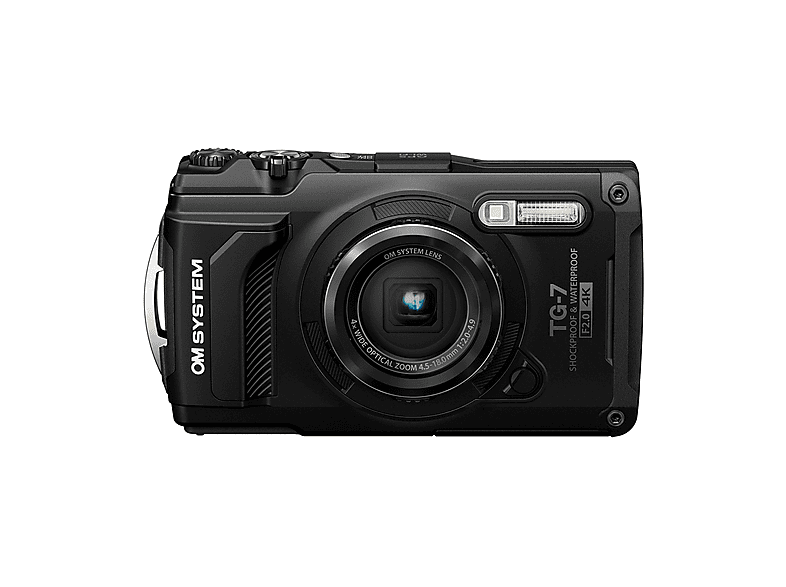 OM SYSTEM OMSTG7B — Cámara compacta, Negro, 12 megapixel, (3840, 2160)