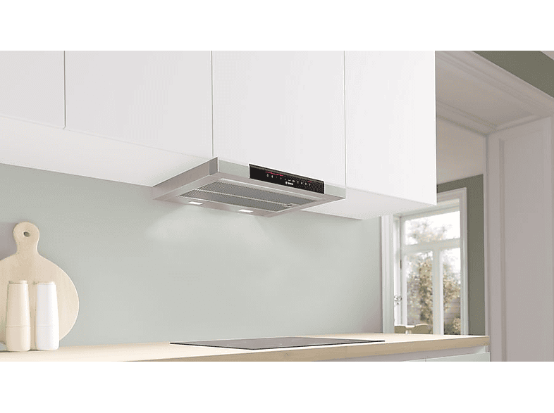 BOSCH DFS067K51 — Campana telescópica, Telescópica, 5 velocidades, 717 m³/h, Iluminación Led ,60 cm, vista 3