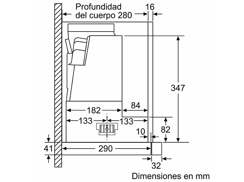 BOSCH DFS067K51 — Campana telescópica, Telescópica, 5 velocidades, 717 m³/h, Iluminación Led ,60 cm, vista 11