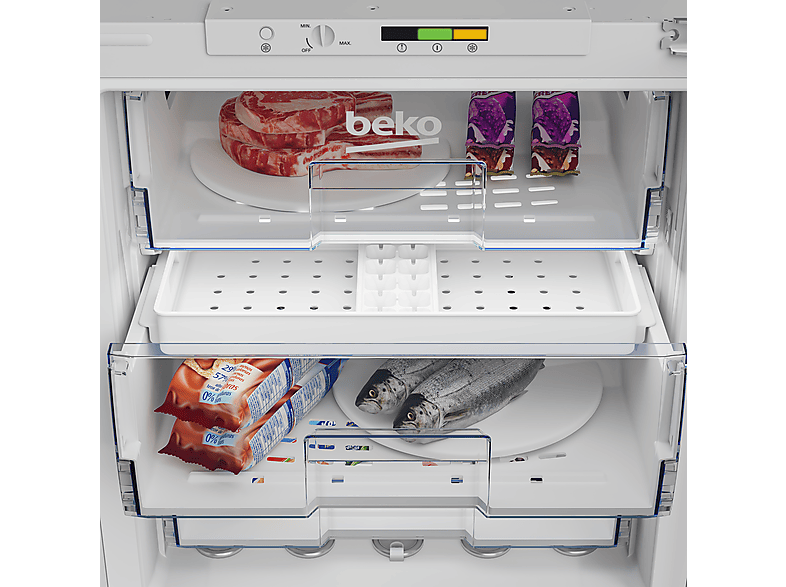 BEKO BU1204N — Congelador vertical integrable, Cíclico, Altura 82cm, Capacidad 94 l, 3 Cajones, vista 6