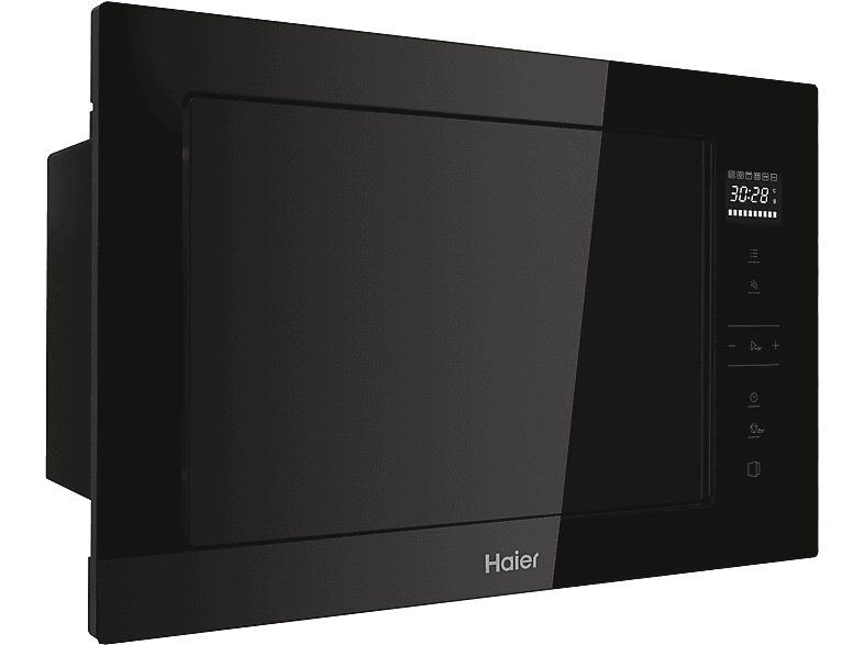 HAIER Series 2&4 H38MWID4ID27N — Microondas con grill integrable, 900W, Negro, 6 niveles, 28 l, vista 3