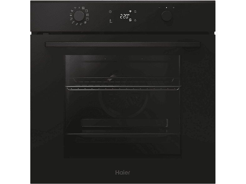 HAIER H6 ID2P5B3YTB — Horno, Multifunción, 60 cm, Negro, Pirolítico y por agua