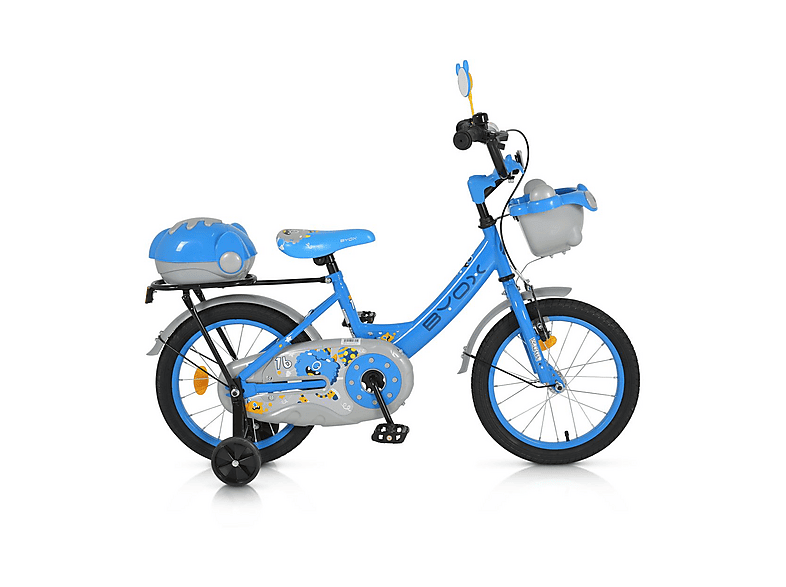 BYOX 16 pulgadas 1602 — Bicicletas para niños, marco: 29 cm, Acero, azul