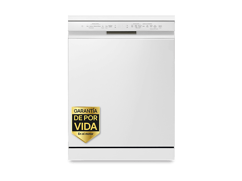 LG DF243FWS — Lavavajillas, 14 servicios, 10 programas, 60 cm, Blanco