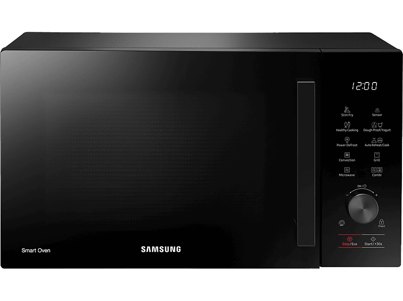 SAMSUNG — Microondas, 900 W, Negro, Microondas con horno – Samsung MC28A5137CK/E1, 6 niveles
