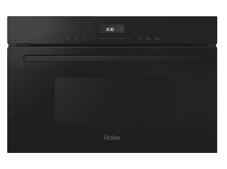 HAIER H38DMWID26NB — Microondas integrable, 1000 W, Negro, 8 potencia, 34 l