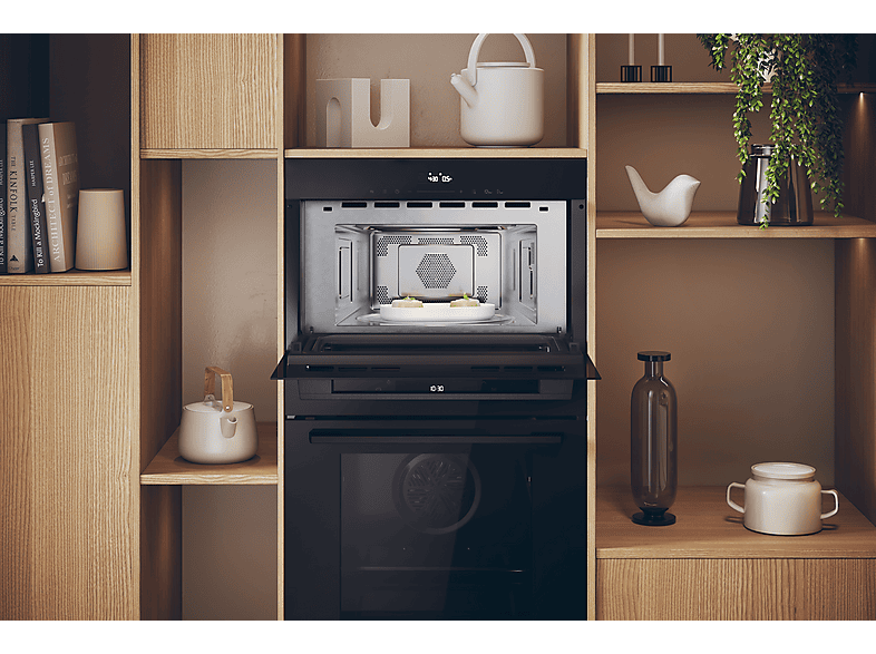 HAIER H38DMWID26NB — Microondas integrable, 1000 W, Negro, 8 potencia, 34 l, vista 6