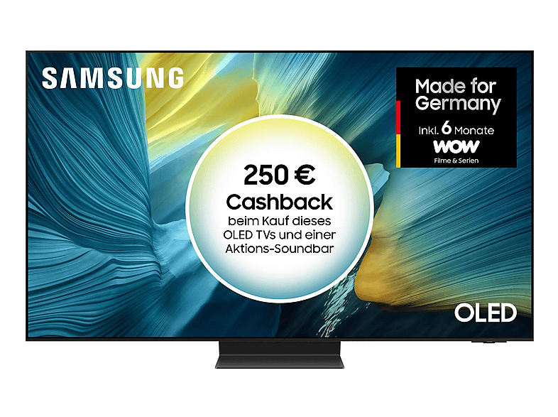 SAMSUNG GQ55S95FAT — TV OLED, Negro, UHD 4K, Smart TV, DVB-T2 (H.265)