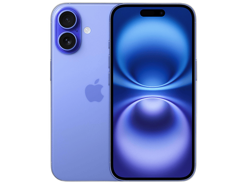 APPLE iPhone 16 — Smartphone, 128 GB, Azul ultramar, 5G, 6.1" OLED Super Retina XDR