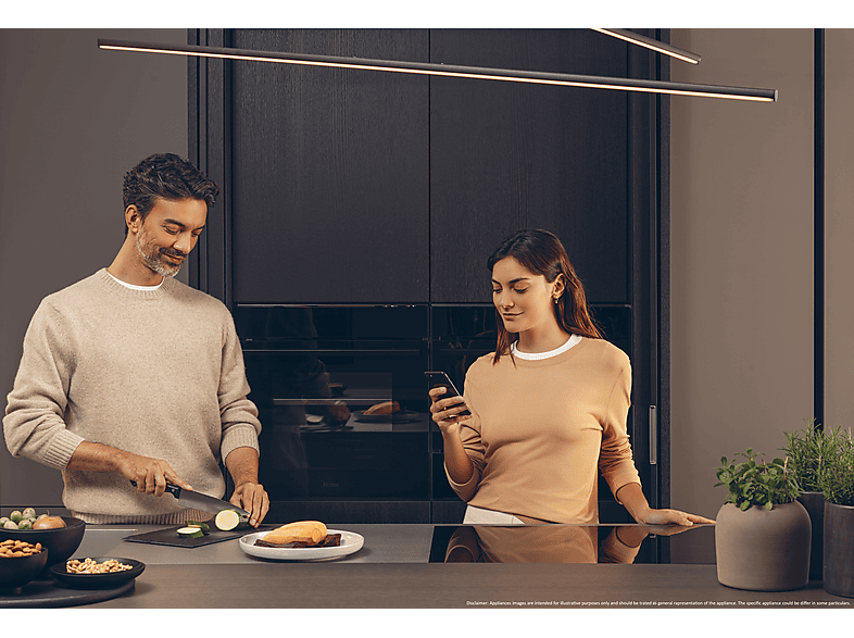 HAIER ID Series 4 H6 ID46G3SYTB — Horno a vapor, Multifunción, 60 cm, Negro, Pirolítico y por agua, vista 21