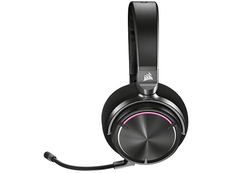 CORSAIR Virtuoso Max Wireless — Auriculares gaming, Supraaurales, Bluetooth, Carbón, Cancelación de ruido, vista 3