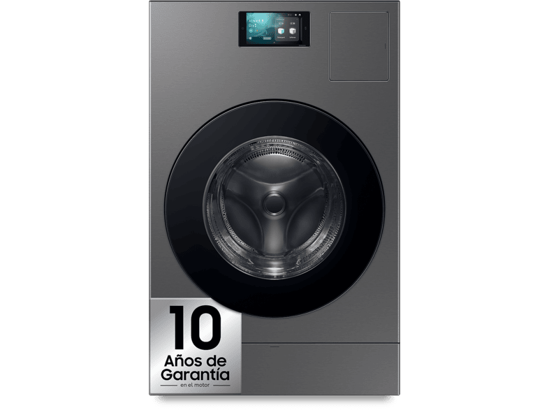 SAMSUNG WD18DB8995BZT2 — Lavadora secadora, 18 kg + 11 kg, 22 programas, Antracita, 1000 rpm