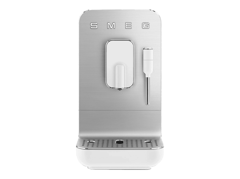 SMEG B2B — Cafetera superautomática, 1350 W, Blanco, Smeg BCC12WHMEU, 19 bar