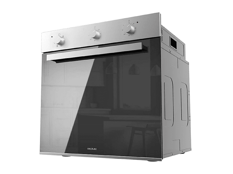 CECOTEC Bolero Hexa M236000 Mirror Time A — Horno multifunción, 59,5 cm, Plateado, Libre instalación, 70 l