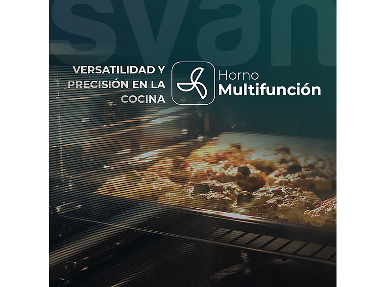 SVAN SHM10700DCN — Horno multifunción, Integrable, 595 mm, Negro, 69 l, vista 2