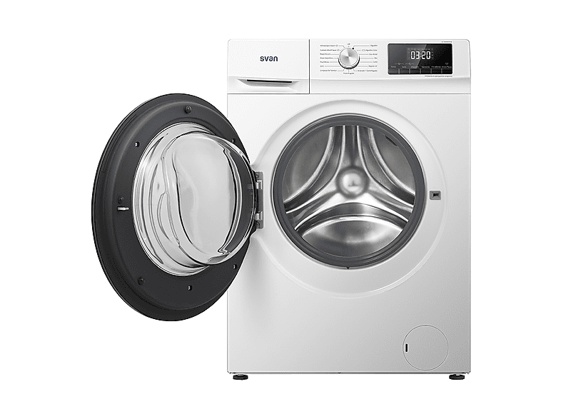 SVAN SL10400AIDVB — Lavadora carga frontal, 10 kg, 15 programas, Blanco, vista 2