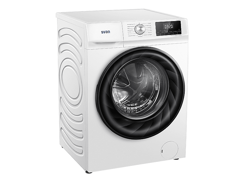 SVAN SL10400AIDVB — Lavadora carga frontal, 10 kg, 15 programas, Blanco, vista 4