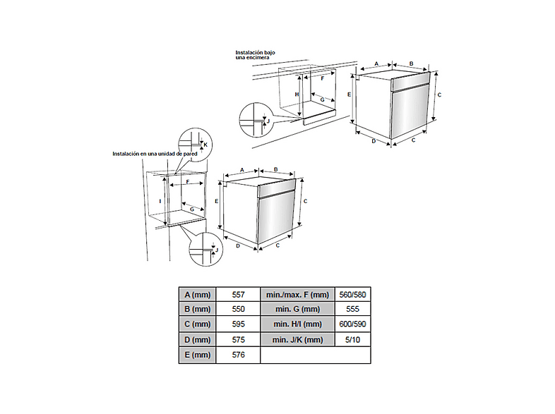 SVAN SHM10700DX — Horno multifunción, Integrable, Hidrolítica, 595 mm, 69 l, vista 3