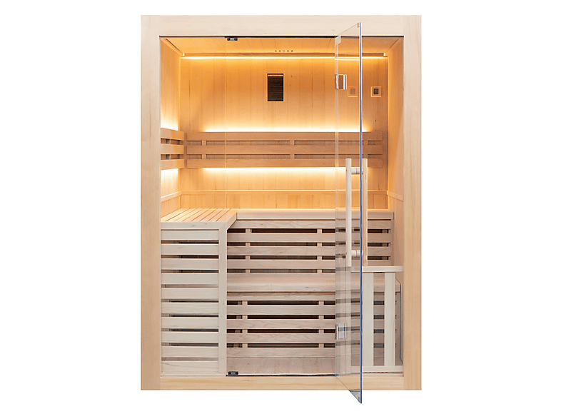 POOLSTAR Sense 4 Panorámico — Sauna, Marrón
