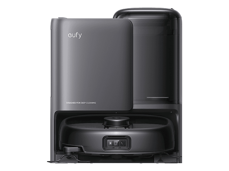EUFY Omni E28 — Robot aspirador, Negro, 14,6 V, Potencia de succión 20000 kPa, Autonomía 218 min