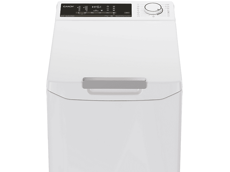 CANDY TCA474TM5-S ProWash 500 — Lavadora carga superior, 7 kg, 1400 rpm, Motor Inverter, Wi-fi,Blanco, vista 6