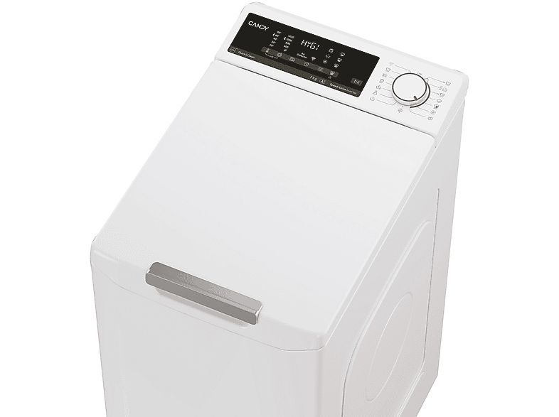 CANDY TCA474TM5-S ProWash 500 — Lavadora carga superior, 7 kg, 1400 rpm, Motor Inverter, Wi-fi,Blanco, vista 7