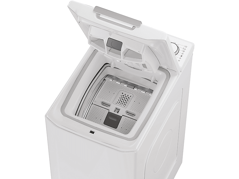 CANDY TCA474TM5-S ProWash 500 — Lavadora carga superior, 7 kg, 1400 rpm, Motor Inverter, Wi-fi,Blanco, vista 8