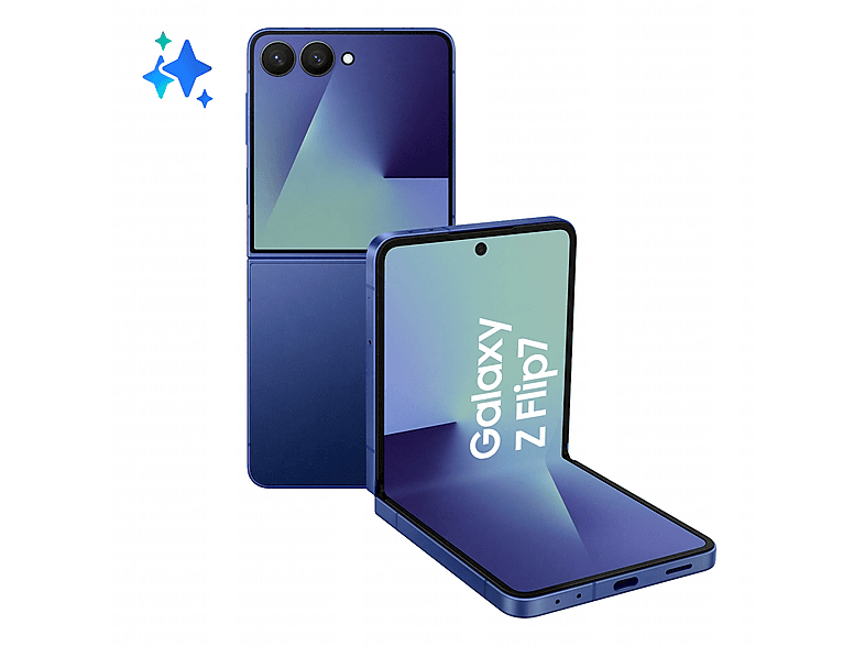 SAMSUNG Galaxy Z Flip7 — Smartphone, Azul, 512 GB, 12 GB RAM, 120 Hz