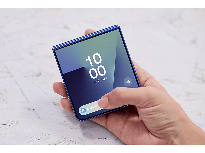 SAMSUNG Galaxy Z Flip7 — Smartphone, Azul, 512 GB, 12 GB RAM, 120 Hz, vista 9