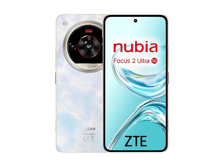 ZTE Focus 2 Ultra — Smartphone, Blanco, 512 GB, 8 GB RAM, 5000 mAh
