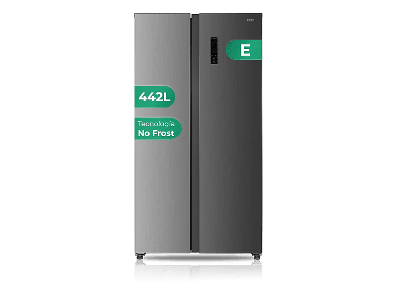 SVAN SA18901ENFX — Frigorífico americano, Altura 175 cm, No Frost, Capacidad 442 l