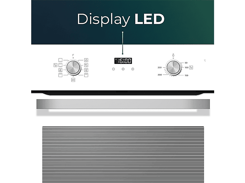 SVAN SHM8700DCB — Horno multifunción, 60 cm, Integrado + Libre instalación, 1 l, vista 2