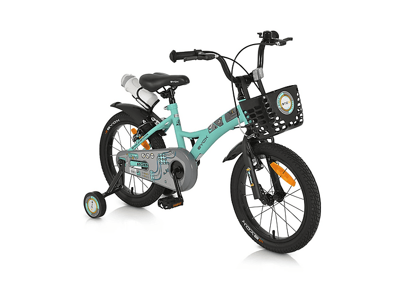 BYOX Robo — Bicicletas para niños, marco: 23 cm, Acero, verde