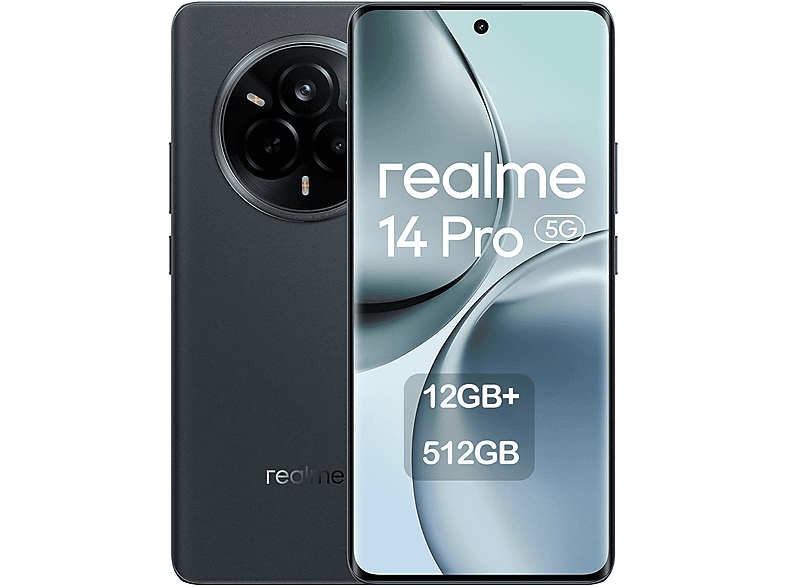 REALME 14 pro 5G — Smartphone, Gris, 512 GB, 12 GB RAM, 6000 mAh