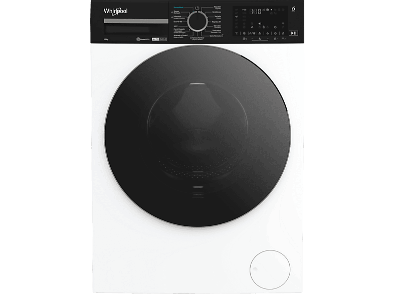 WHIRLPOOL WPM 07W ADS SPT — Lavadora carga frontal, 10 kg, Blanco, 1400 rpm, 11 Programas
