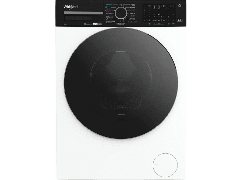 WHIRLPOOL WPM 07W ADS SPT — Lavadora carga frontal, 10 kg, Blanco, 1400 rpm, 11 Programas, vista 9