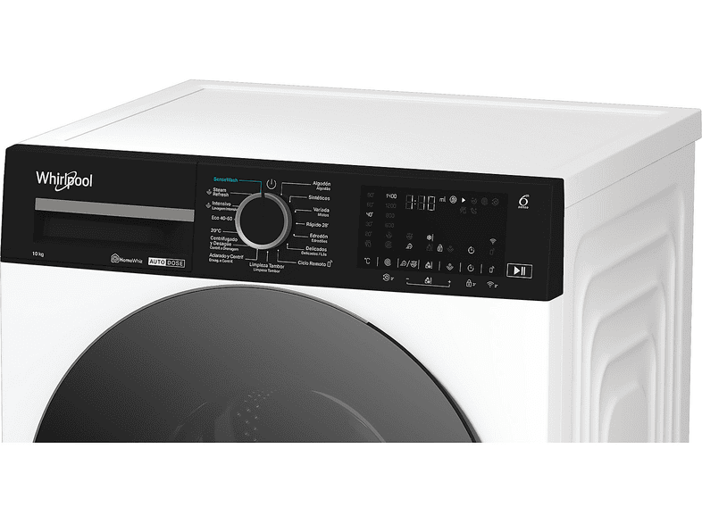 WHIRLPOOL WPM 07W ADS SPT — Lavadora carga frontal, 10 kg, Blanco, 1400 rpm, 11 Programas, vista 11