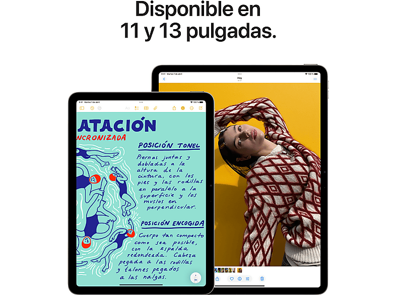 APPLE iPad Air (2025) — Tablet, 1TB, Púrpura, 11", WiFi+CELL, vista 4