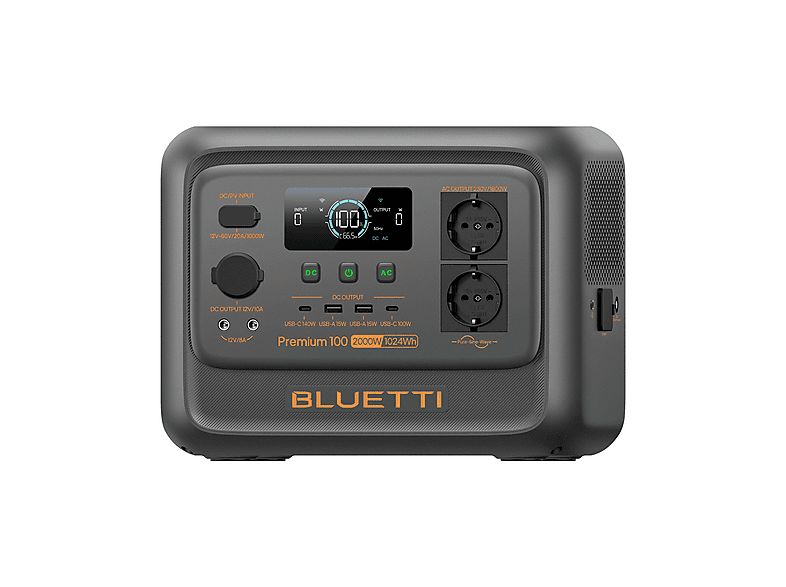 BLUETTI Premium 100 V2 — Estación de energía, 2x2000W, 1024Wh, vista 5