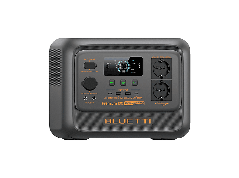BLUETTI Premium 100 V2 — Estación de energía, 2x2000W, 1024Wh, vista 6