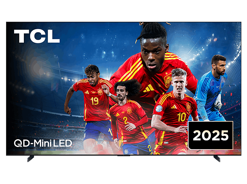 TCL 115C7K — TV QD-Mini LED 115", 144Hz, 4K HDR Premium 3000nits, Smart TV con Google TV, Dolby Vision IQ·Atmos